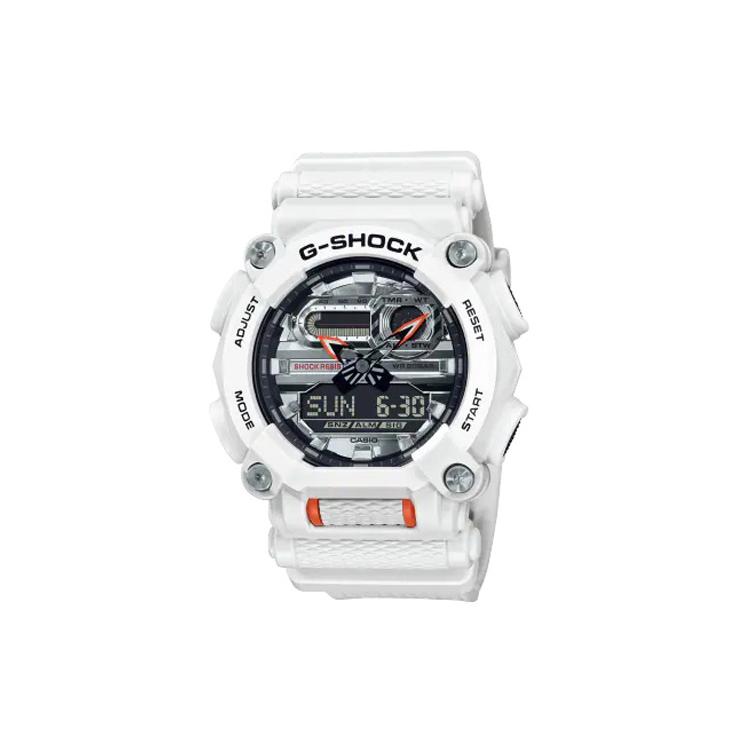 CASIO Men G-SHOCK Silver Watch GA-900AS-7AJF GA-900AS-7AJF White Strap
