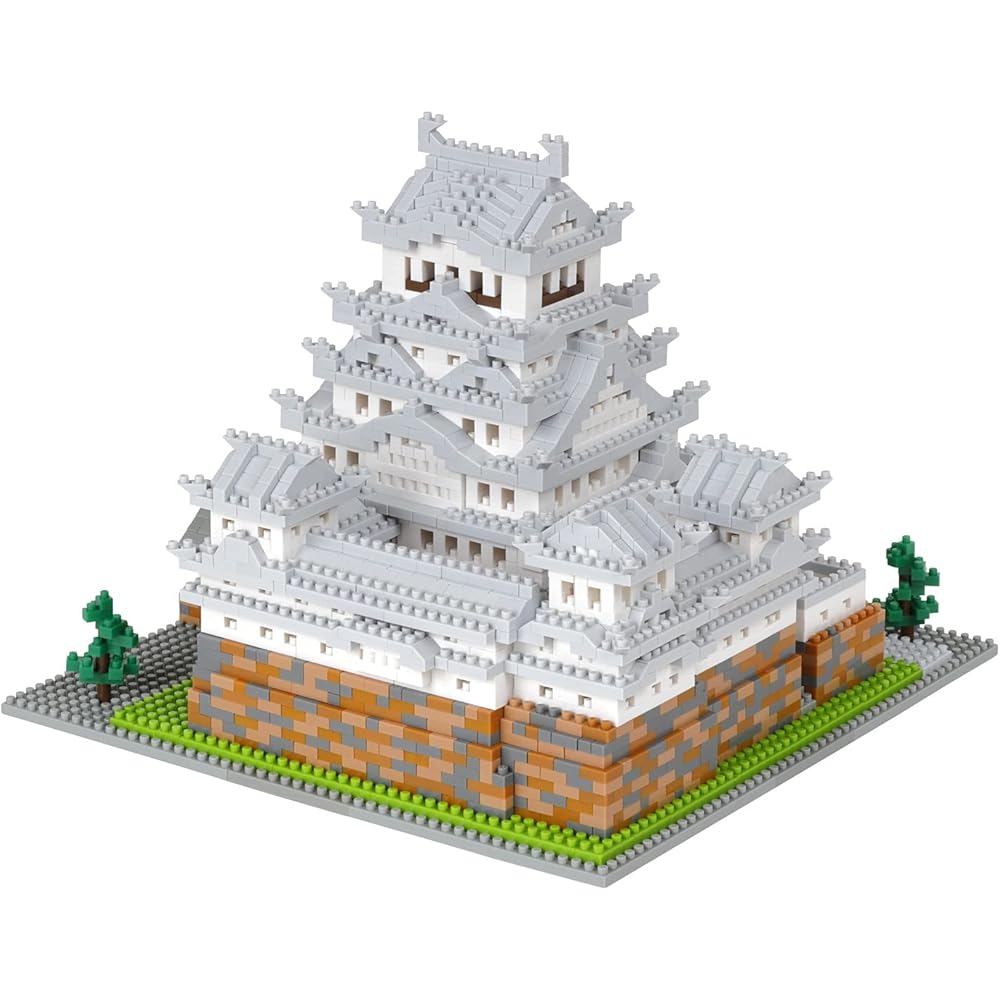 Kawada Nano Block Himeji Castle Deluxe Edition Building Set 500 Pieces