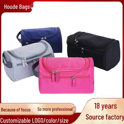 Men's Multifunctional Travel Toiletries Bag with Hook – Large Capacity, Portable, Wall-Mountable Side Handbag