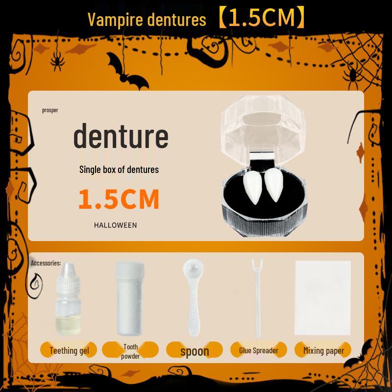Halloween Vampire & Zombie Fangs - Prank Teeth & Masquerade Props
