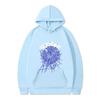 Unisex Kapuzenpullover Mit Spinnenaufdruck Lockerer Schnitt Langarm Pullover Winter