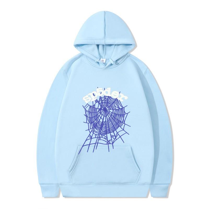 Unisex Kapuzenpullover Mit Spinnenaufdruck Lockerer Schnitt Langarm Pullover Winter