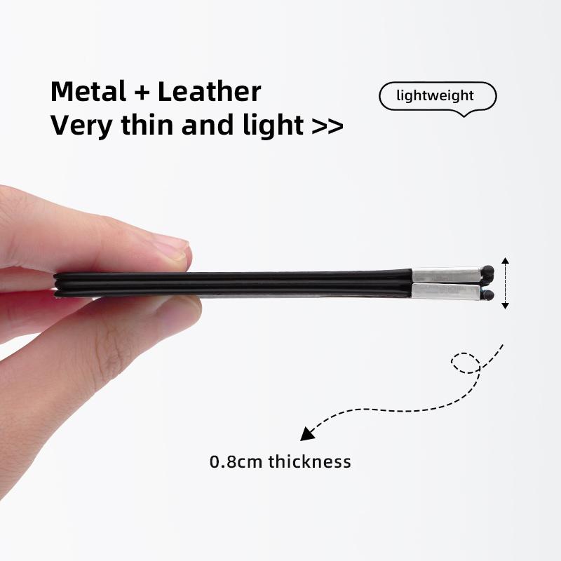 Car Driver's License Leather Cover Bank Card Document Clip For Mitsubishi Xforce ASX L200 Eclipse Cross Outlander Pajero Xpander