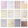 OLYCRAFT 12 Folhas de 12 Cores Papel de Parede para Casa de Bonecas, Adesivos de Parede, Cores Claras, Adesivos de Chão de Papel, Autoadesivos, para Decoração DIY de Casa de Bonecas,