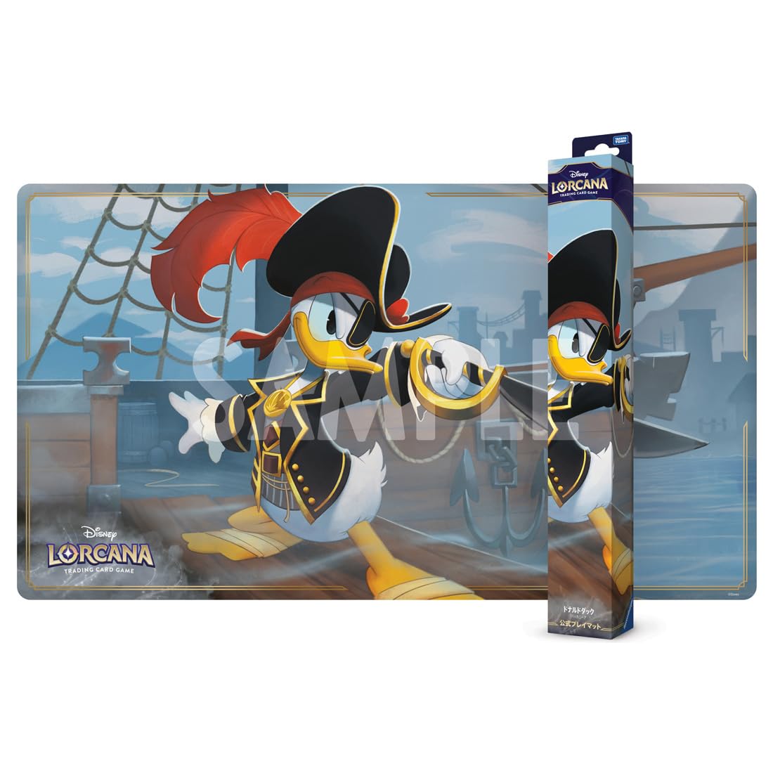 

TAKARA TOMY Disney Lorcan Trading Card Game Japanese Version Official Playmat Duck Donald Buccaneer