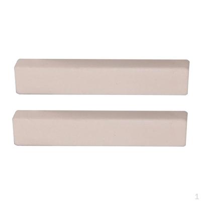2pcs Guitar String Blank Nuts 52x6x9mm for Acoustic Mandolin Ukulele