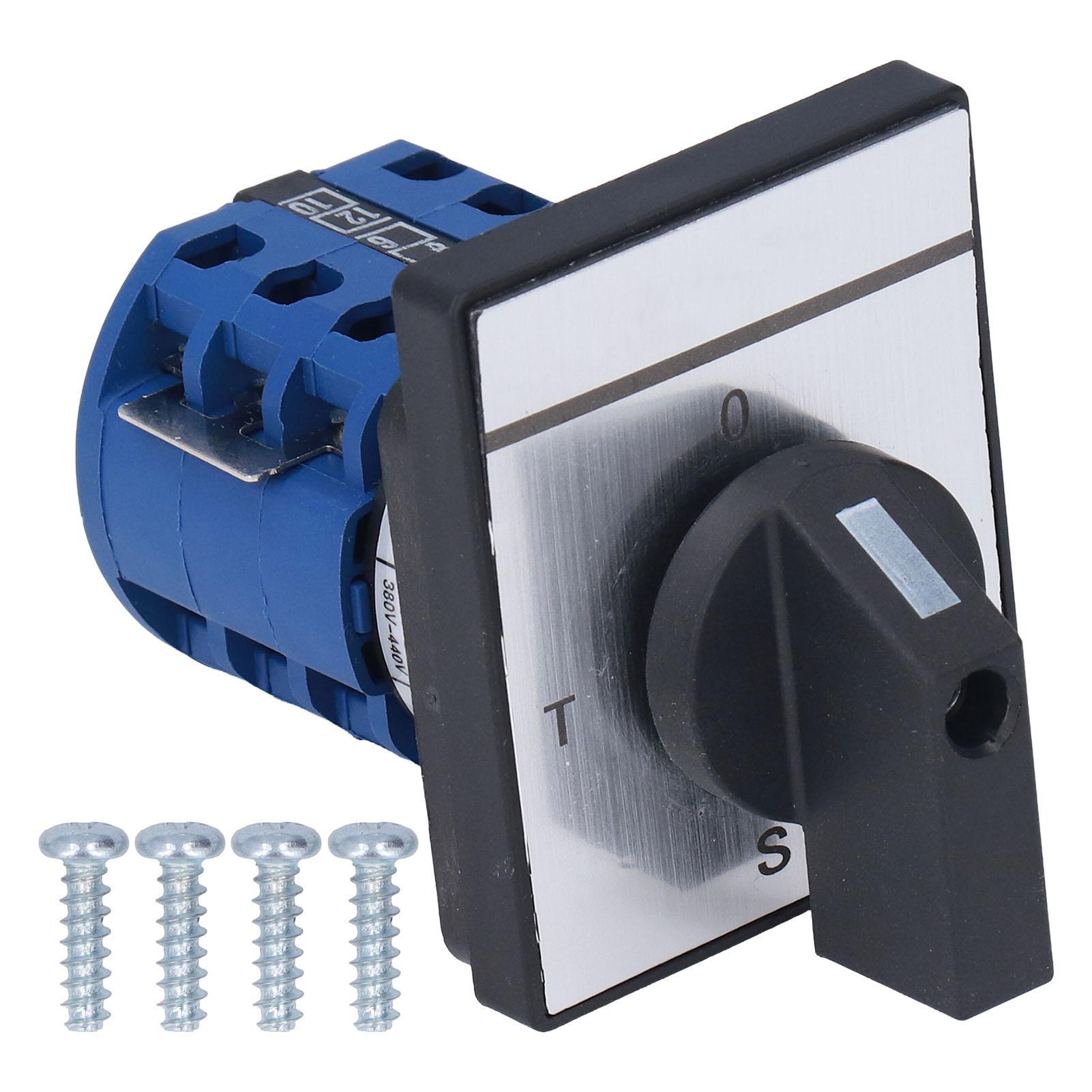 

BERM Cam Changeover Switch Current Transfer Rotary Cam Selector 3 Phase 4 Wire CA10