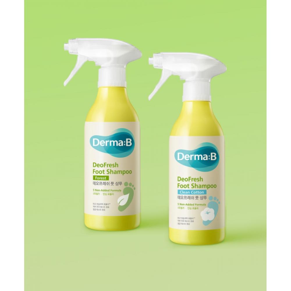 Dermab Deo Fresh Foot Shampoo Forest+clean Cotton 400ml NONE