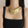 Exaggerated Metal Thick Chain Stitching Necklace Women's High Hip Hop Style Choker Fashion Trend Jewelry Accessories