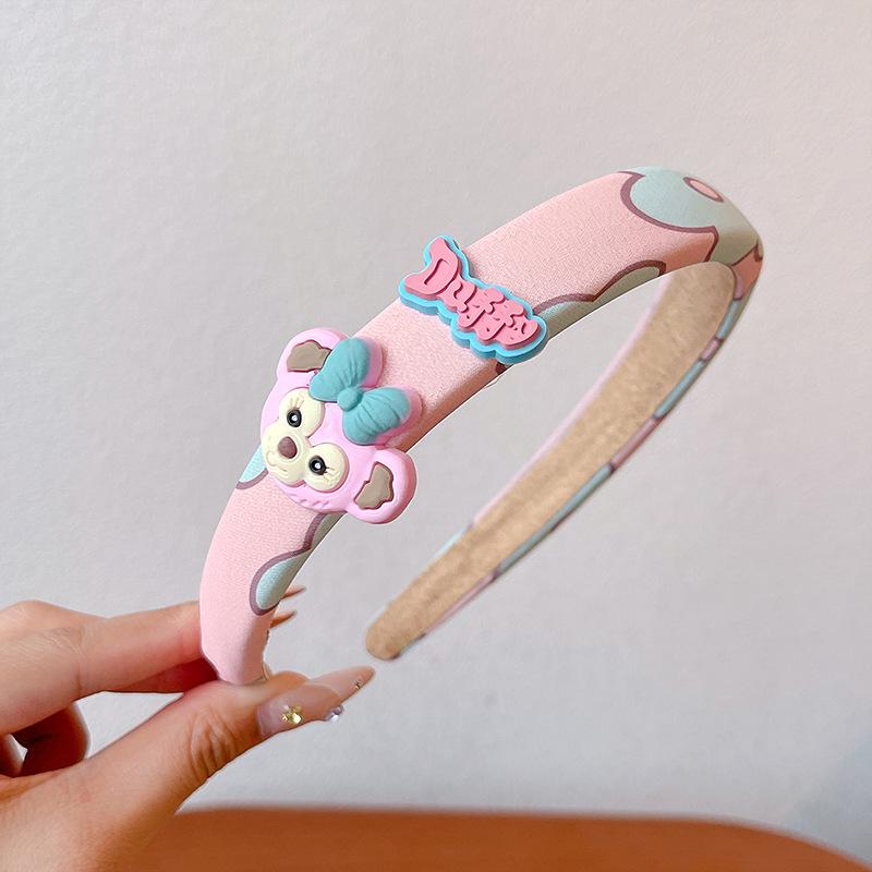 2024 Korean Green Headband & Hairpin for Girls - Trendy Douyin Style High-Value Headdress for Kids