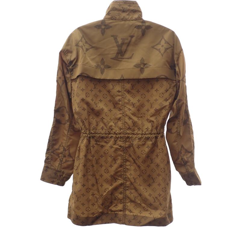 Louis Vuitton 36 Nylon Jacket Brown Nylon Women