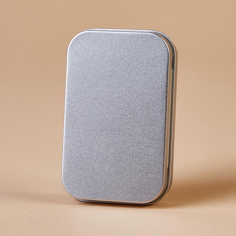 Portable Tin Jewelry Storage Box For Ring Earrings Necklace Mini Metal Multipurpose Container