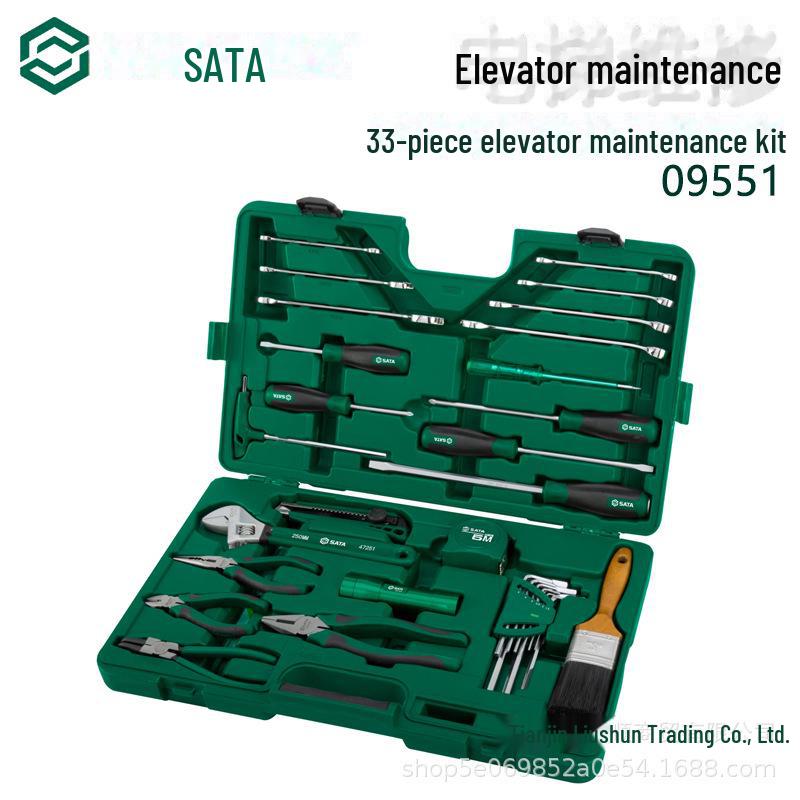 Shida 09551/33 Elevator Installation & Maintenance Kit - 23 & 32 Piece Sets, Portable Model 9555