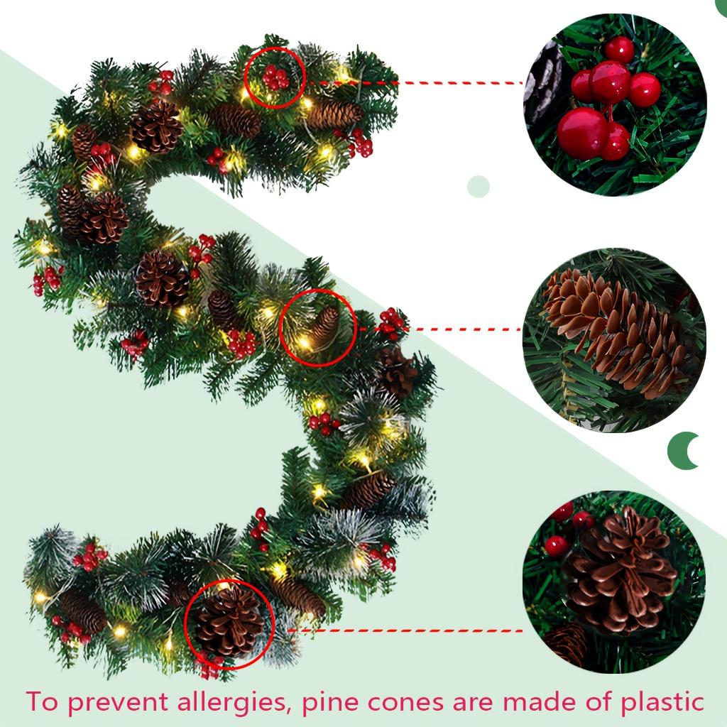 

Family Christmas wreath pendants | Foldable and easy to store, suitable for stairs, fireplaces and front doors. Other