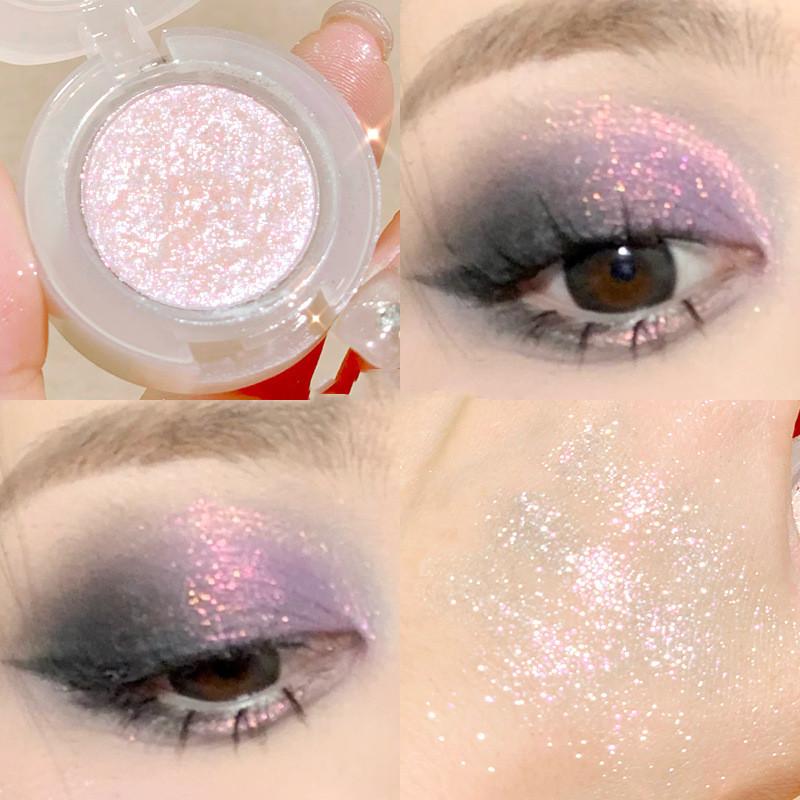 Spazio cowboy cosmico Evidenziatore Occhi Glitter Ombretto monocromatico Tavolozza Shimmer Satin Trucco Tavolozza Ombretto Kit evidenziazione