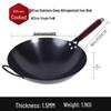 Lija Traditional Round Bottom Iron Wok