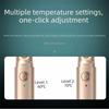 Dual Head Electric Eyebrow Shaver Two-Gear Temperature Adjustment 2 in1 Eyelash Clip  Makeup Tool