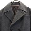 A.P.C. Made In France Chester Coat XS Gray Double Button Men's Used
