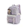 New FILA ORIGINALE Fabric Backpack Women's Butterfly Purple F13W539165FVT