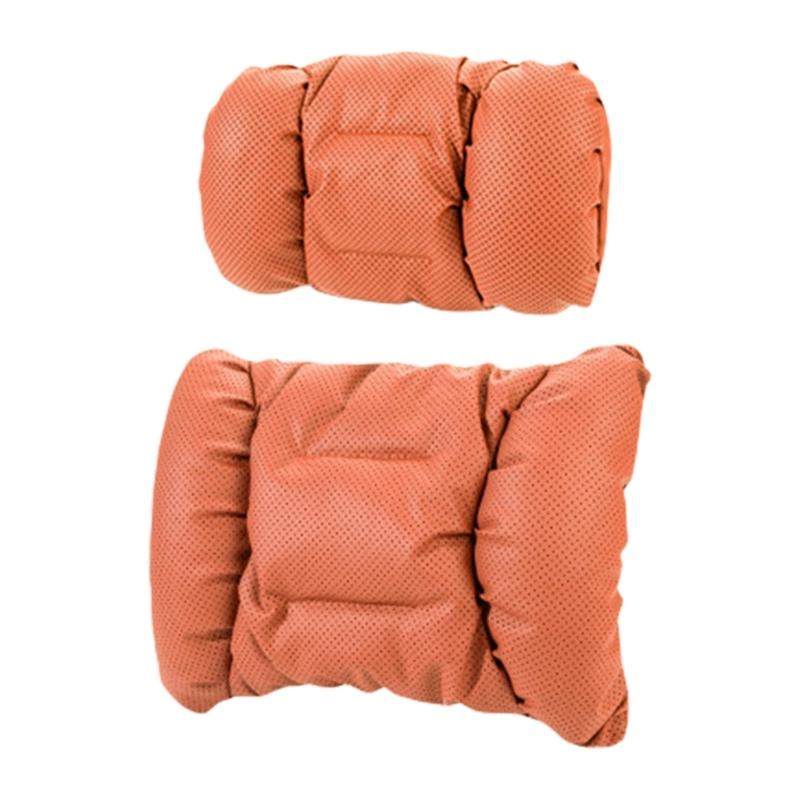 

Universal Car Seat Neck Pillow And Back Cushion Premium Memory Foam Comfort Support Easy Install Comfortable Commuting