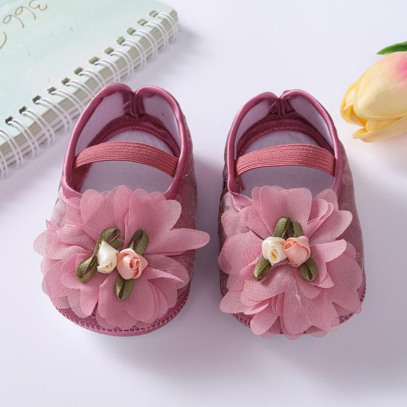 

Детская обувь принцессы, декоративная прогулочная обувь с цветами 13