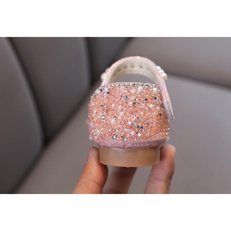 Summer Ladylike New Style Girls' Princess Baby Student Bowknot Small/medium/large Children's Performance Dance Flat Shoes