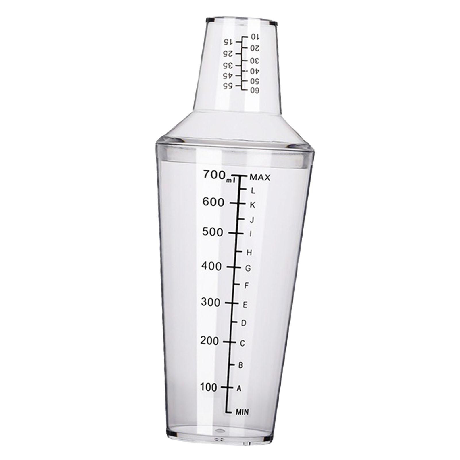 

Набор шейкеров для коктейлей со шкалой 700 мл ПК, устойчивый к холоду и жаре, барменский миксер, инструмент для магазина молочного чая