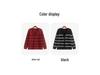 Plus Size Women's V-Neck Color Block Stripe Knit Cardigan - Loose Casual Winter Style