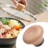 Heat-resistant Wood Wooden Lid Knob Pot Lid Handle Wide Fit