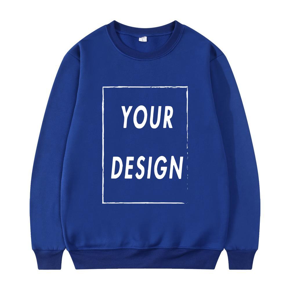 2025 New Unisex Hatless Sweatshirt Customize Your Logo Crew Neck Sweater Fashion Men's Women's Casual Sweater