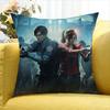 Game R-Resident E-Evil Requiem Leon Various Sizes Square Pillow Case For Car Home Bedchamber Decor