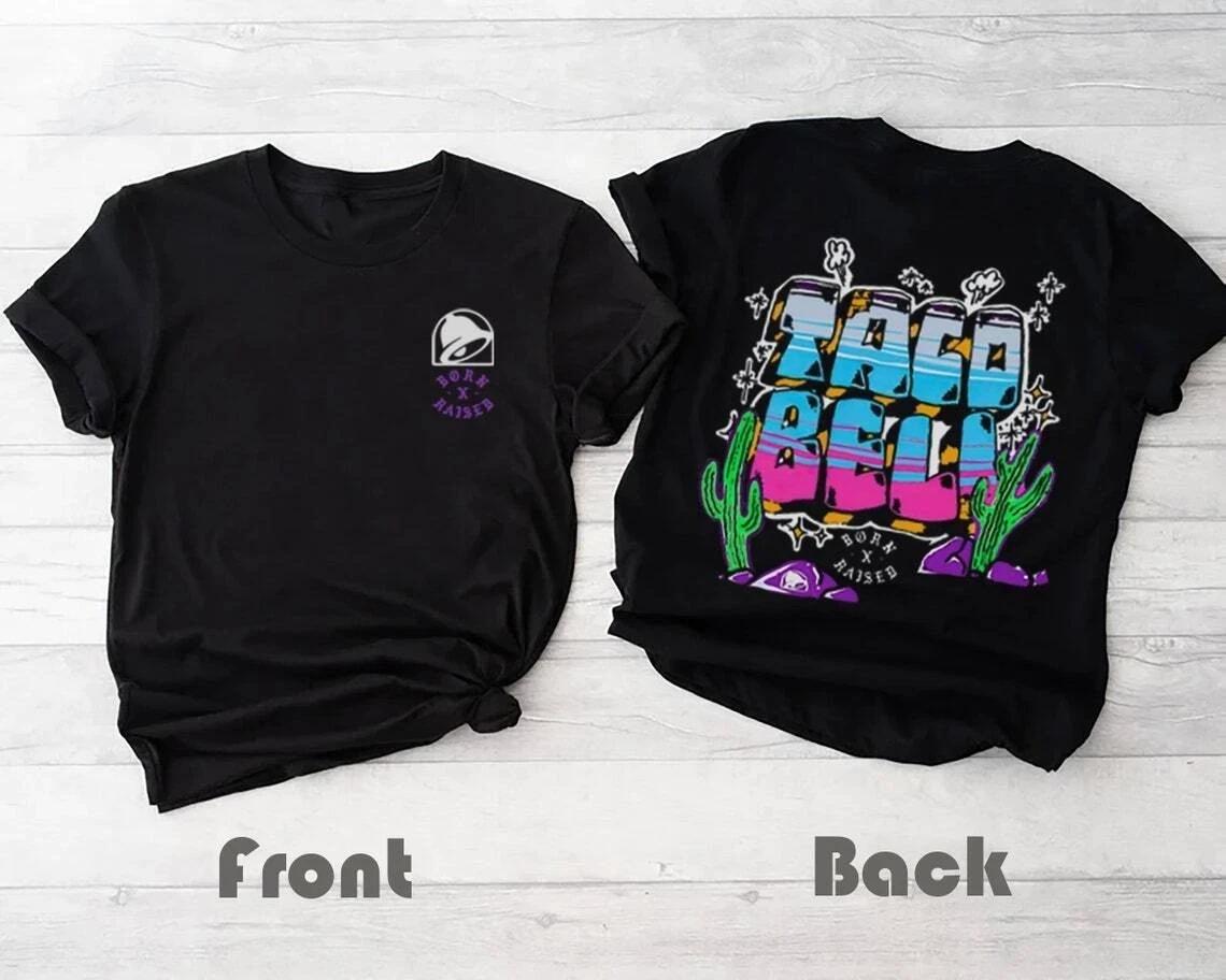 Taco Bell Born x Raised Shirt, Taco Bell Born x Raised Shirt 2XL