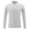 LULU Men's Autumn Breathable Sport Jacket - Casual Long Zipper, Stand-Up Collar, Trendy Running Outerwear