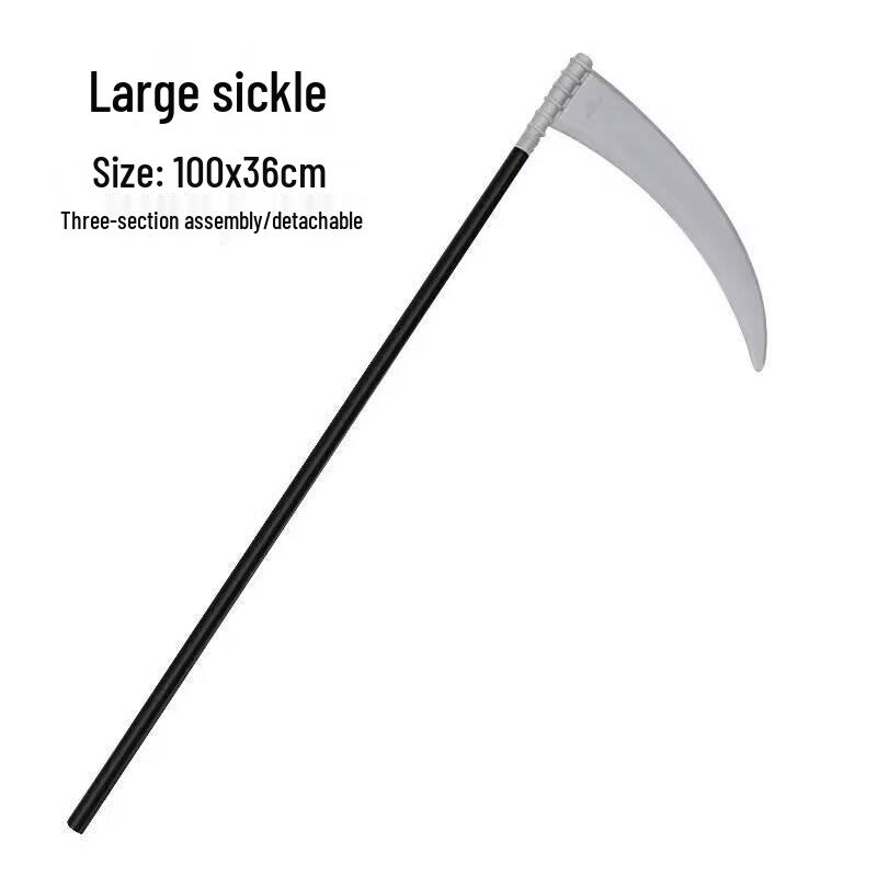 Children's Grim Reaper Ghost Costume: Luminous Dark Messenger Scythe Outfit for Halloween Cosplay