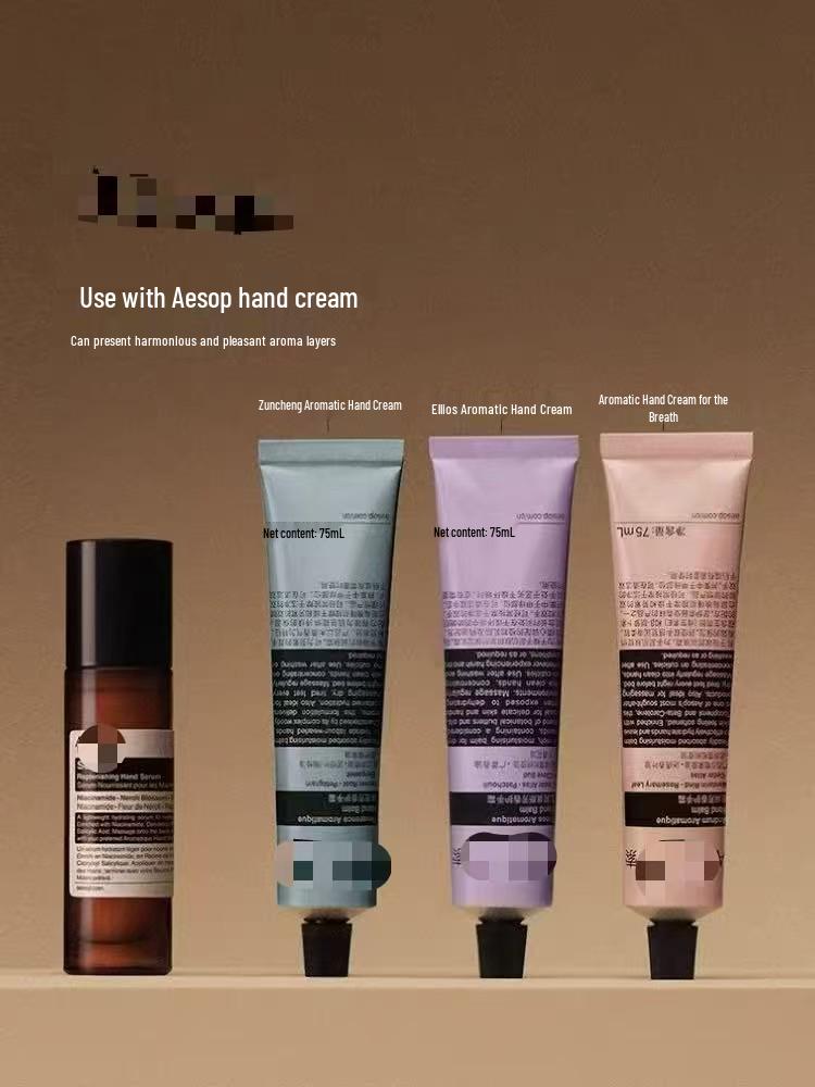 Aesop Hand Care Set: Hand Repair Serum, Blue/Purple/Pink Hand Cream, Body Lotion, Essential Oil Hand Wash Blue Hand Cream