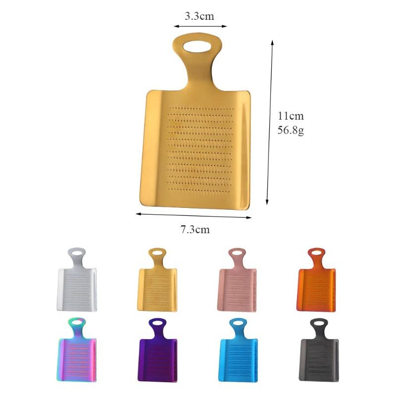 1PC Ginger Grater Wasabi Grater Crusher Stainless Steel Garlic Grinder Kitchen Fruit Presser Vegetables Ginger Grinding Tool