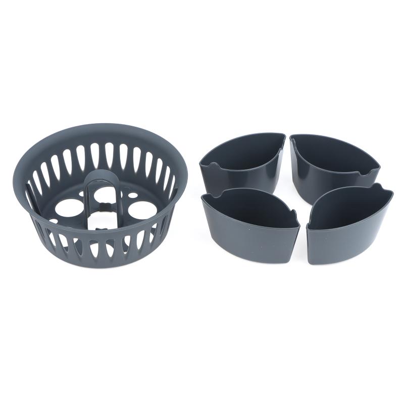 Food Grade 2-in-1 Boiling Pot Steaming Rack for  TM5 TM6 TM31 Portable Egg Cooker Kitchen Gadget