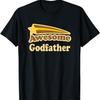 Mens Godfather T-shirt Awesome Fathers Day Gift Mens Tee