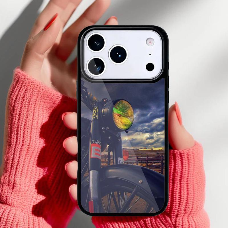 Best Latest Cool motorcycle Phone Case for iPhone 17 16 15 14 13 Pro Max Back Cover for 12 11 Pro Coque