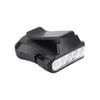 5 LED   Clip Head Lamp Light Hat HeadLamp For Outdoor Fishing Camping (Black)