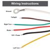 9PCS Plastic Trailer Connector 3 to 2 Wire Towing Harness for Truck, Car Towing Circuit Repair