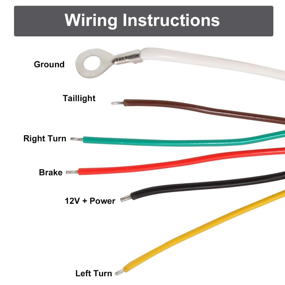 9PCS Plastic Trailer Connector 3 to 2 Wire Towing Harness for Truck, Car Towing Circuit Repair