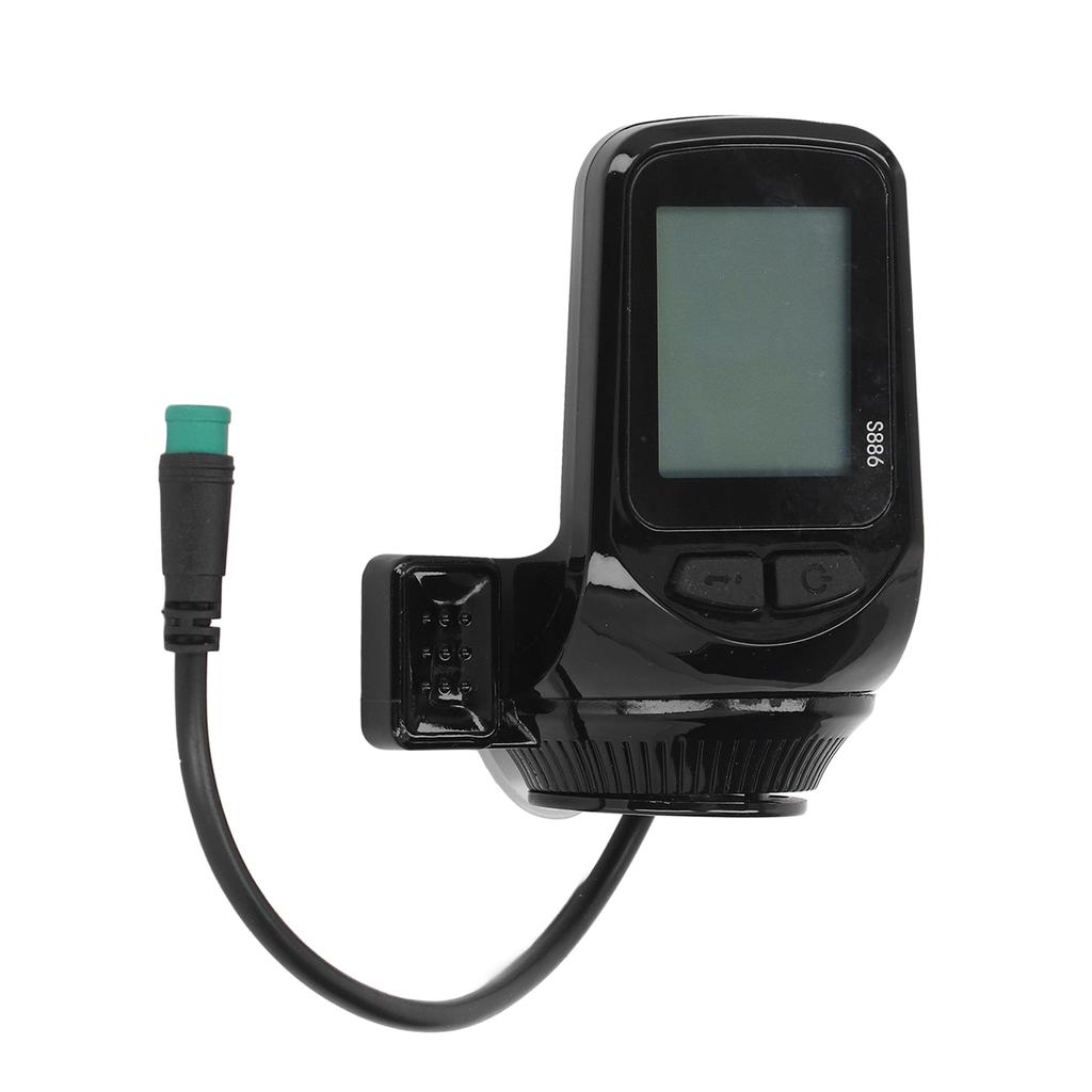 Electric Bike LCD Display Meter Low Failure Rate Water Proof Simple Design Electric Bike Accessories for E Scooter Replacement