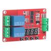 FRM02 Time Delay Relay Multi Function 2-Channel Time Delay Relay Module Self Lock Cycle LED Display Self Lock Cycle Timer Module