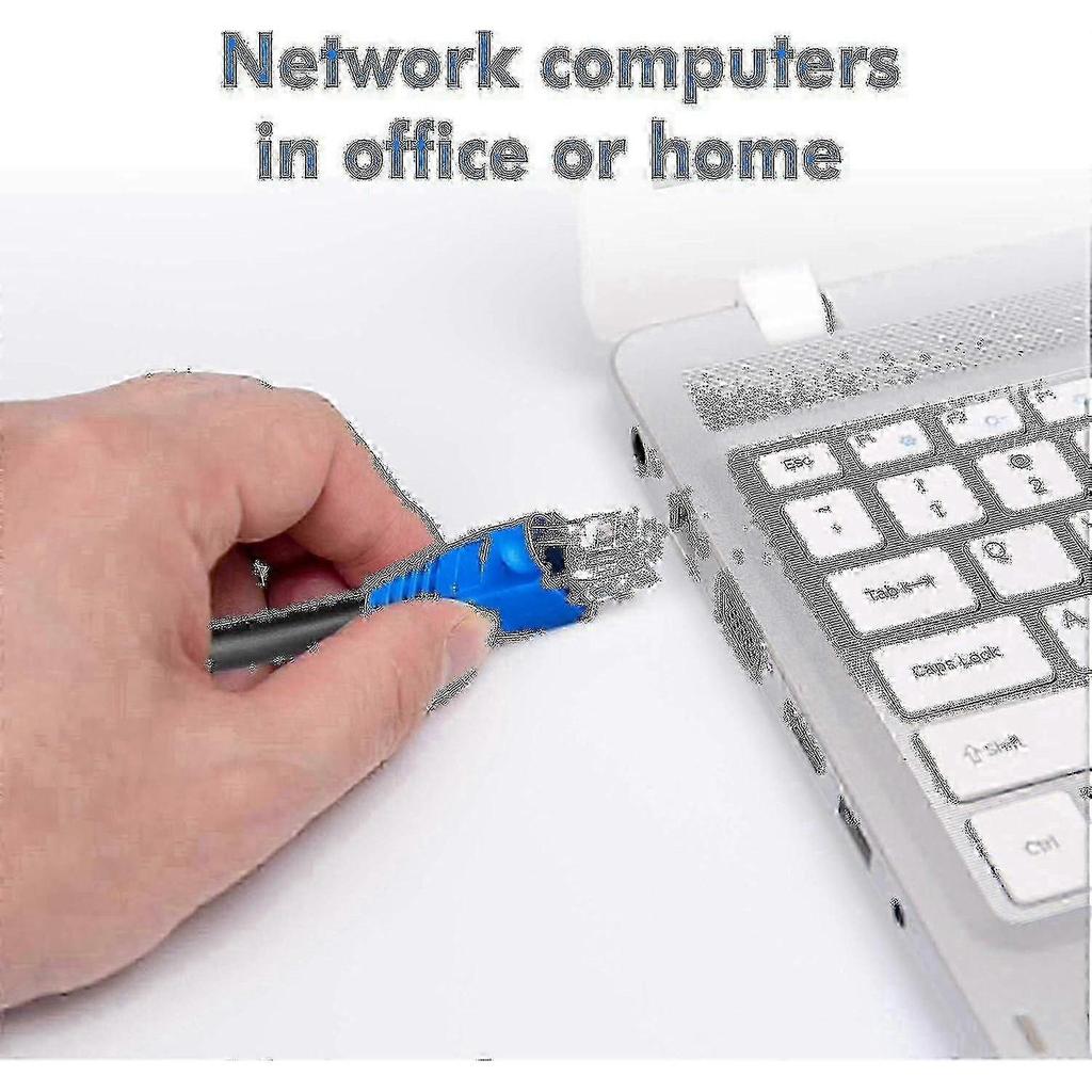 Cablu Ethernet Cat6 de Exterior Impermeabil pentru Îngropare Directă 50m - UTP CCA 550MHz Negru Cablu de Rețea 50M