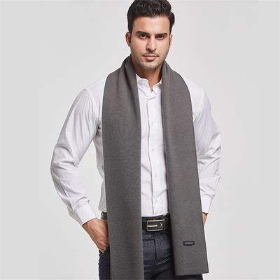 Solid Color Winter Men Scarf Warm Cashmere Scarves Soft Long Man Business Pashmina Wraps Fashion Male Brand Bufandas Shawls