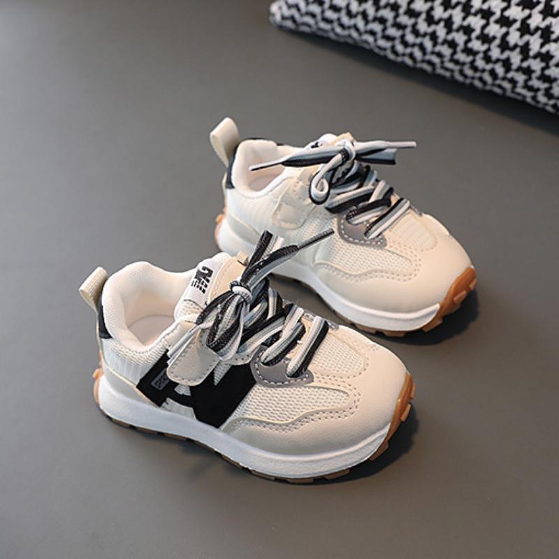 Spring and Autumn Boys' Dad Shoes, Big Kids' Running Shoes, Breathable Children's Sports Shoes, Baby Casual Shoes