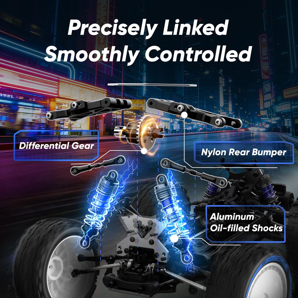 1:12 80km/h JIUSI WB12 PRO Rc Car 4WD Off Road Racing Car 2.4G Remote Control Car Competitive Toys Drift Cars For Boys Gift