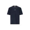 STONE ISLAND T-shirt męski z krótkim rękawem, dopasowany, z okrągłym dekoltem, z nadrukiem liter, kolekcja SS24, kolor granatowy, 80152RC89-V0020