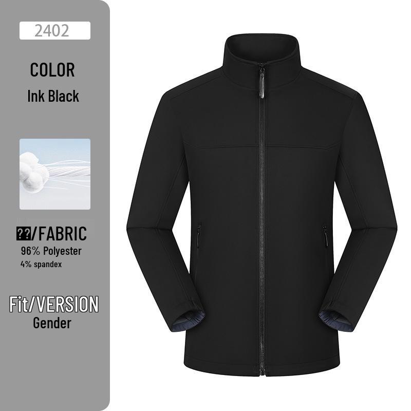 Unisex Windproof Softshell Parka: Waterproof Hiking Jacket for Autumn/Winter